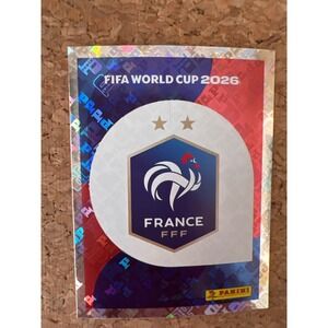 Panini FIFA World Cup 2026 France FFF Logo Sticker FRA 1 Holographic Soccer Card